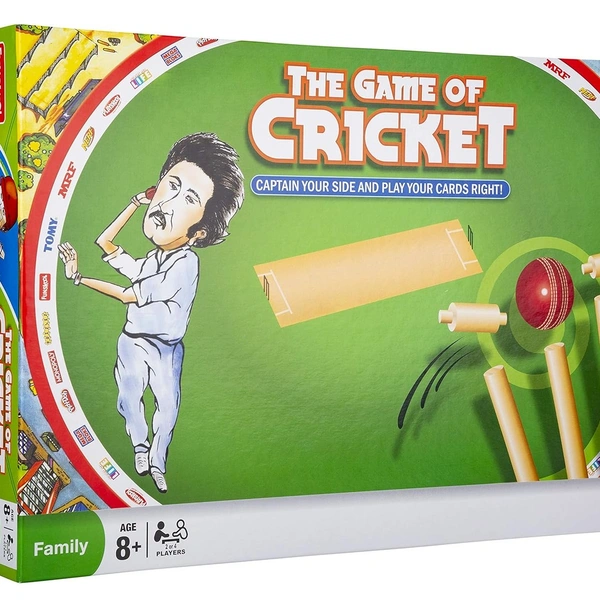 Game Of Cricket, Sport board Game, Cricket game for kids and family, 2 - 4 players, 8 & above Color as per stock - 10x10x10