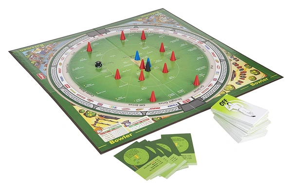 Game Of Cricket, Sport board Game, Cricket game for kids and family, 2 - 4 players, 8 & above Color as per stock - 10x10x10
