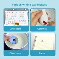 Magical Water Painting Drawing Set for Kids, Magical Water Floating Ink Marker Pen, Drawing Educational Toys Doodle Pen Gift Crafts for Kids (Set of 7) - 10x10x10