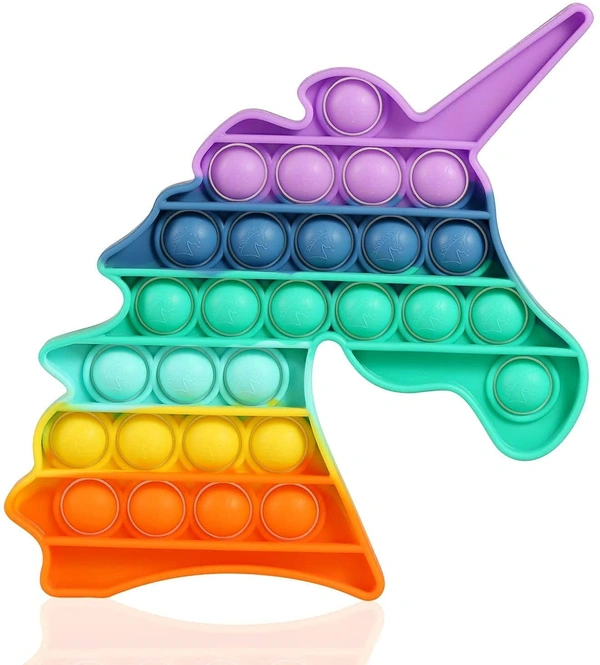 Pop it for Kids Push pop Bubble Fidget Toys Push Pop Bubble Fidget Sensory Toy, Autism Special Needs Silicone Stress Relief Toy pop it - 10x5x5