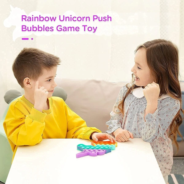 Pop it for Kids Push pop Bubble Fidget Toys Push Pop Bubble Fidget Sensory Toy, Autism Special Needs Silicone Stress Relief Toy pop it - 10x5x5
