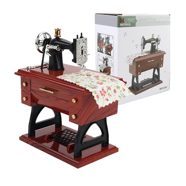 Tailoring Sewing Machine Miniature For Home Decor Pack Of 1 