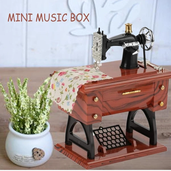 Tailoring Sewing Machine Miniature For Home Decor Pack Of 1 