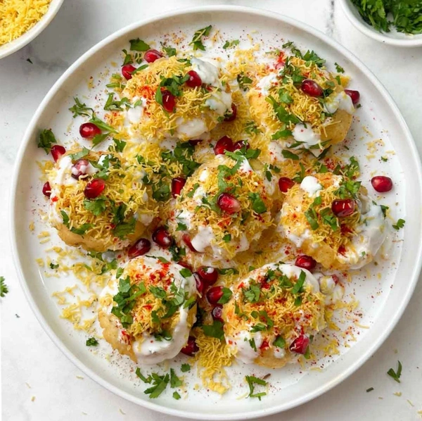 Spicial Khatta Dahi Puri ( 4 Pieces)