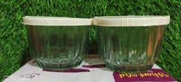 Glass Jar Set of 2