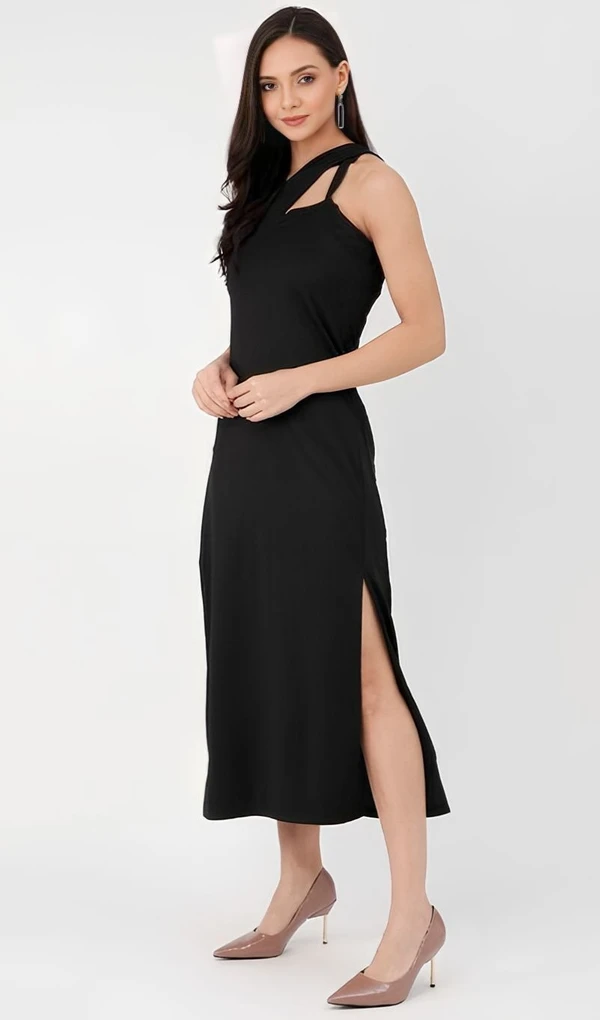 Evening Dress - Black, XS, Free