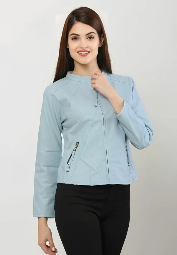 Casual Jacket - Sky Blue, L, Free