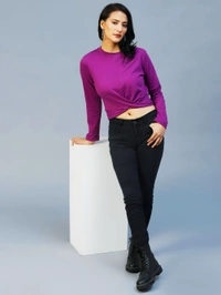 Cotton Top - Purple, M, Free