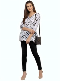 Crepe Top - Multicolor, XL, Free
