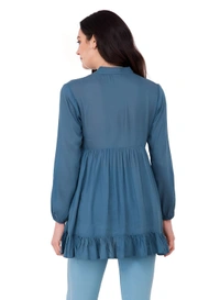 Fit Top - Greenish Blue, S, Free