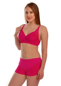 Bra and Panty Combo - Pink, 34C, Free