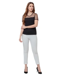 Stylish Top - Black, XL, Free