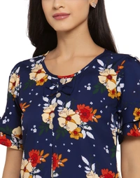 Printed Top - Multicolor, L, Free