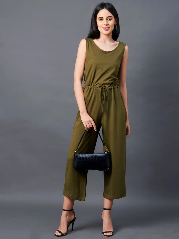 Khaki Jumpsuit - Pesto, M, Free