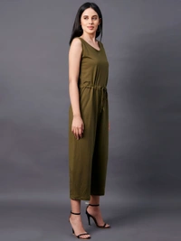 Khaki Jumpsuit - Pesto, S, Free