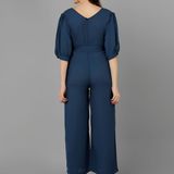 Solid jumpsuit - Wedgewood, S, Free