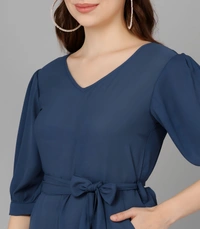 Solid jumpsuit - Wedgewood, S, Free