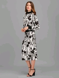 Oversized Top With Skirt - Multicolor, XL, Free