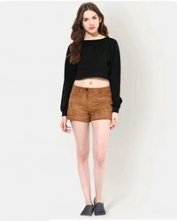 Casual Top - Black, L, Free
