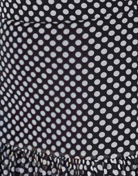 Polka Dot Skirt - Black, 34, Free