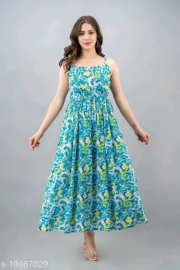 Modern Dress - Multicolor, M, Free