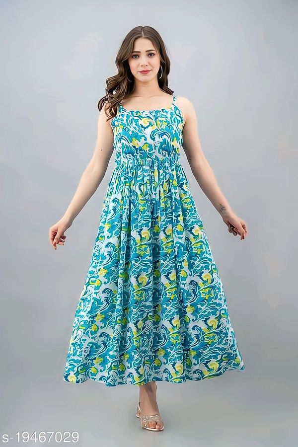 Modern Dress - Multicolor, L, Free