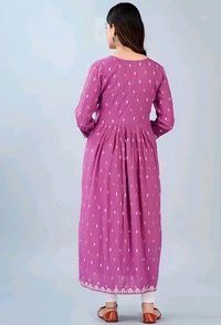 Printed Kurti - Viola, S, Free
