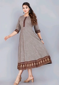 Anarkali Kurti - Multicolor, S, Free