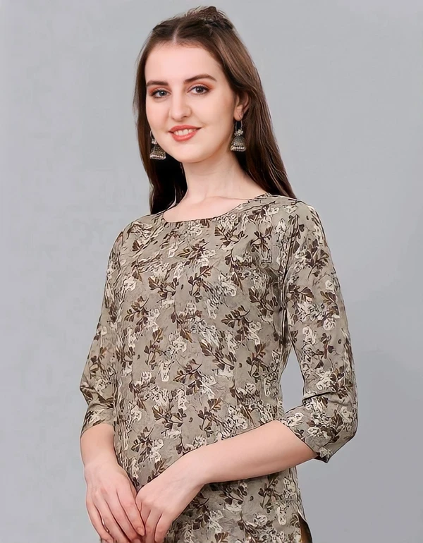 Ethnic Kurti - Multicolor, XXL, Free