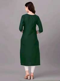 Pretty Cotton Kurti - Bush, XXL, Free