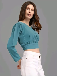Solid Crop Top - Breaker Bay, XL, Free