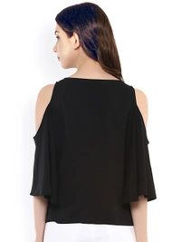 Stylish Top - Black, M, Free