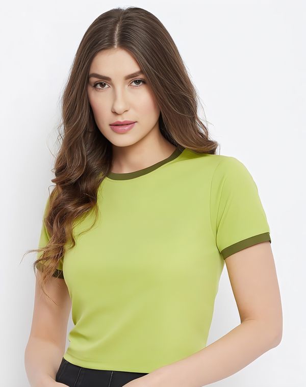 Stretchable Solid Top - Wild Willow, L, Free