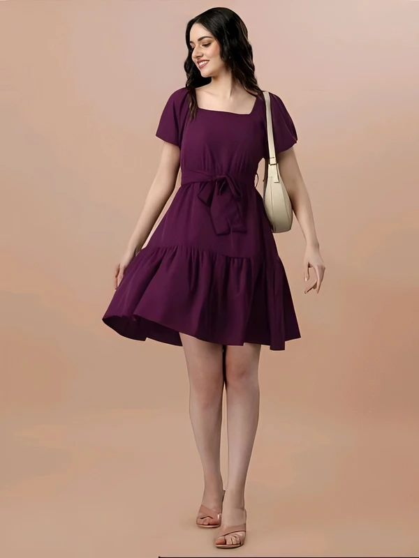 Party Dress - Wine Berry, S, Free
