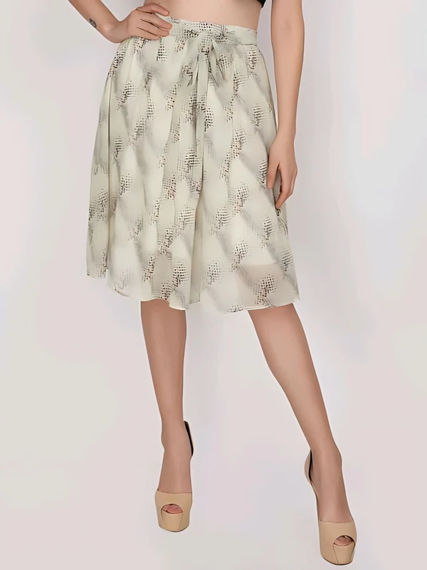 Printed Maxi Skirt - Multicolor, 26, Free