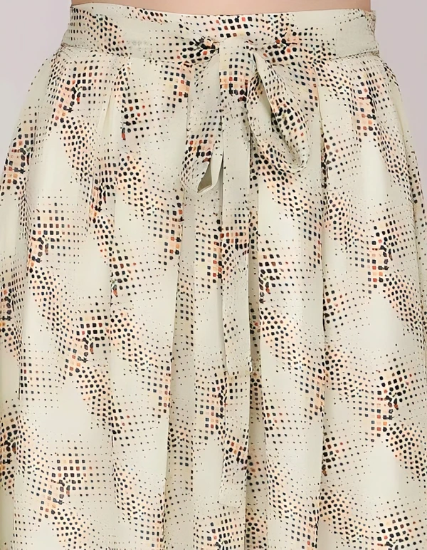 Printed Maxi Skirt - Multicolor, 36, Free