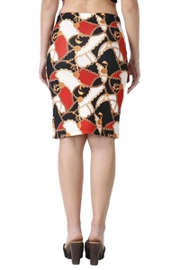 Front Slit Skirt - Multicolor, 30, Free