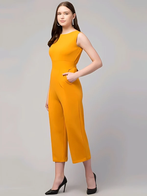 Viscose Jumpsuit - Lightning Yellow, L, Free