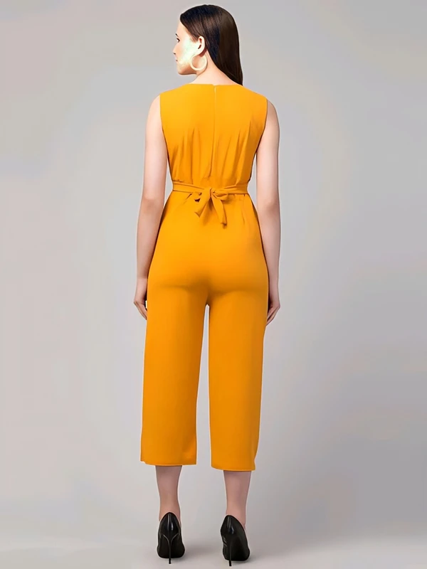 Viscose Jumpsuit - Lightning Yellow, M, Free