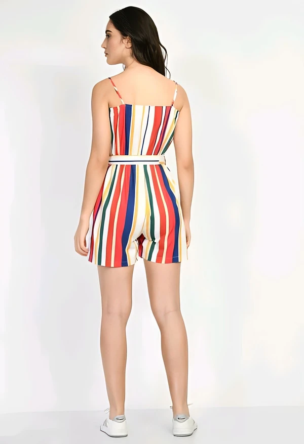 sexy Jumpsuit - Multicolor, XL, Free