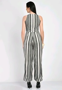 Feminine Jumpsuit - Multicolor, L, Free