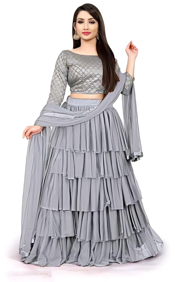 Grey Lehenga