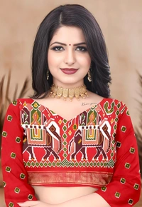 Designer Branded Lehenga - Multicolor, Semi Stitched, Free