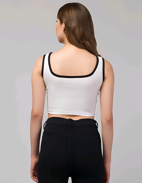 Regular Fit Top - White, L, Free