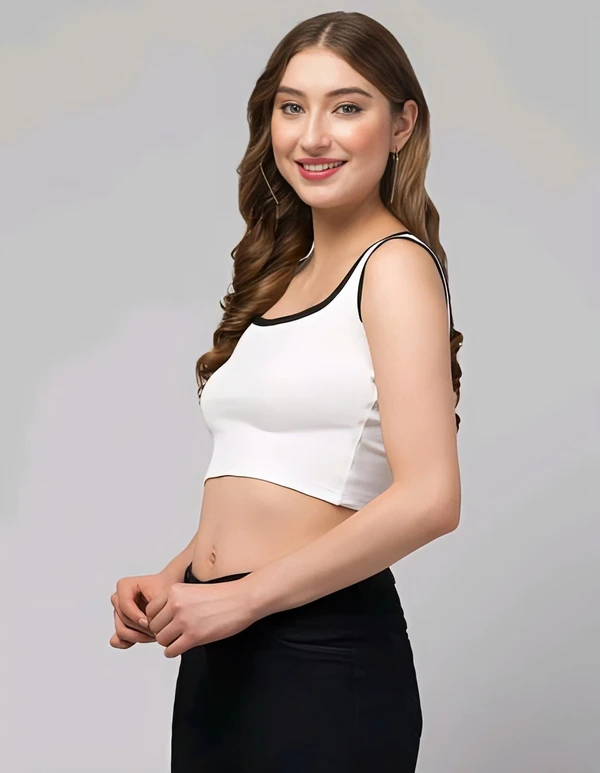 Regular Fit Top - White, XL, Free