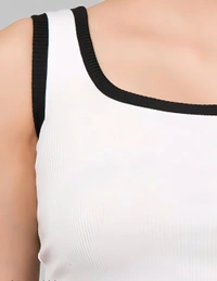 Regular Fit Top - White, L, Free