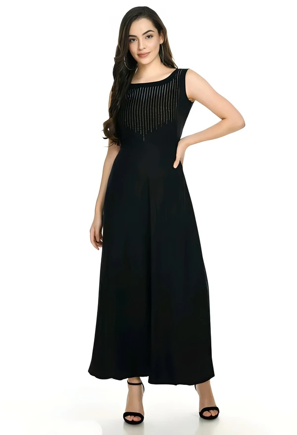 Classic Gown - Black, L, Free