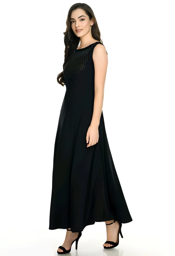 Classic Gown - Black, L, Free