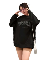 Sensual Sweatshirt - Black, XXXL, Free