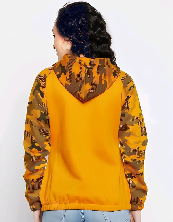 Coloblocked Hooded Sweatshirt - California, XL, Free